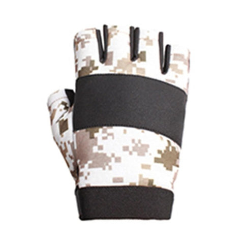 Hot Santo Outdoor Tactical Lightweight Camouflage Semi Finger Gloves One Pair Best price