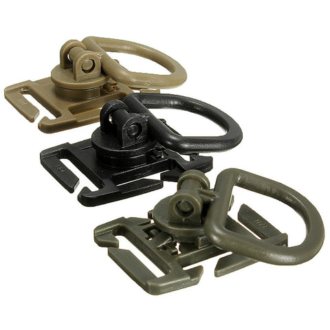 18mm-25mm strap Tactical 360 Rotation D Ring Buckle