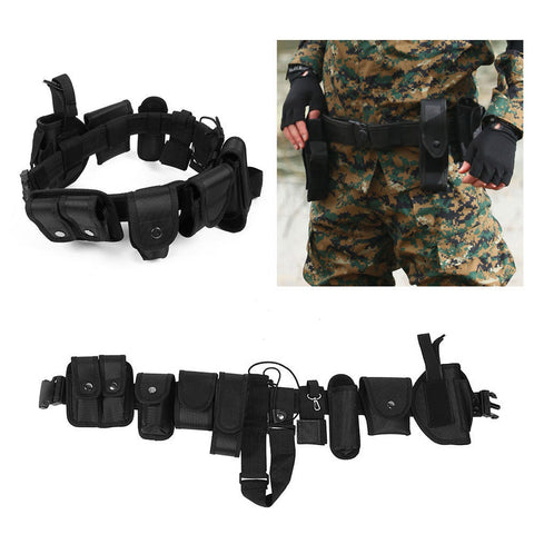 Outdoor Security Guard Modular Enforcement Equipment Duty Belt Tactical Nylon 1.87lb/850g Multi-Function Tools #EW